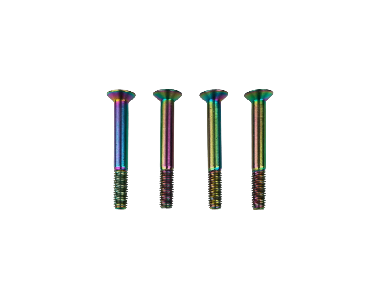 TITANIUM M8 ASSIST SLIM MAST PLATE BOLTS 60MM