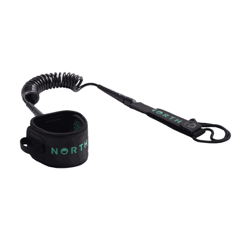 Coiled Ankle Board Leash