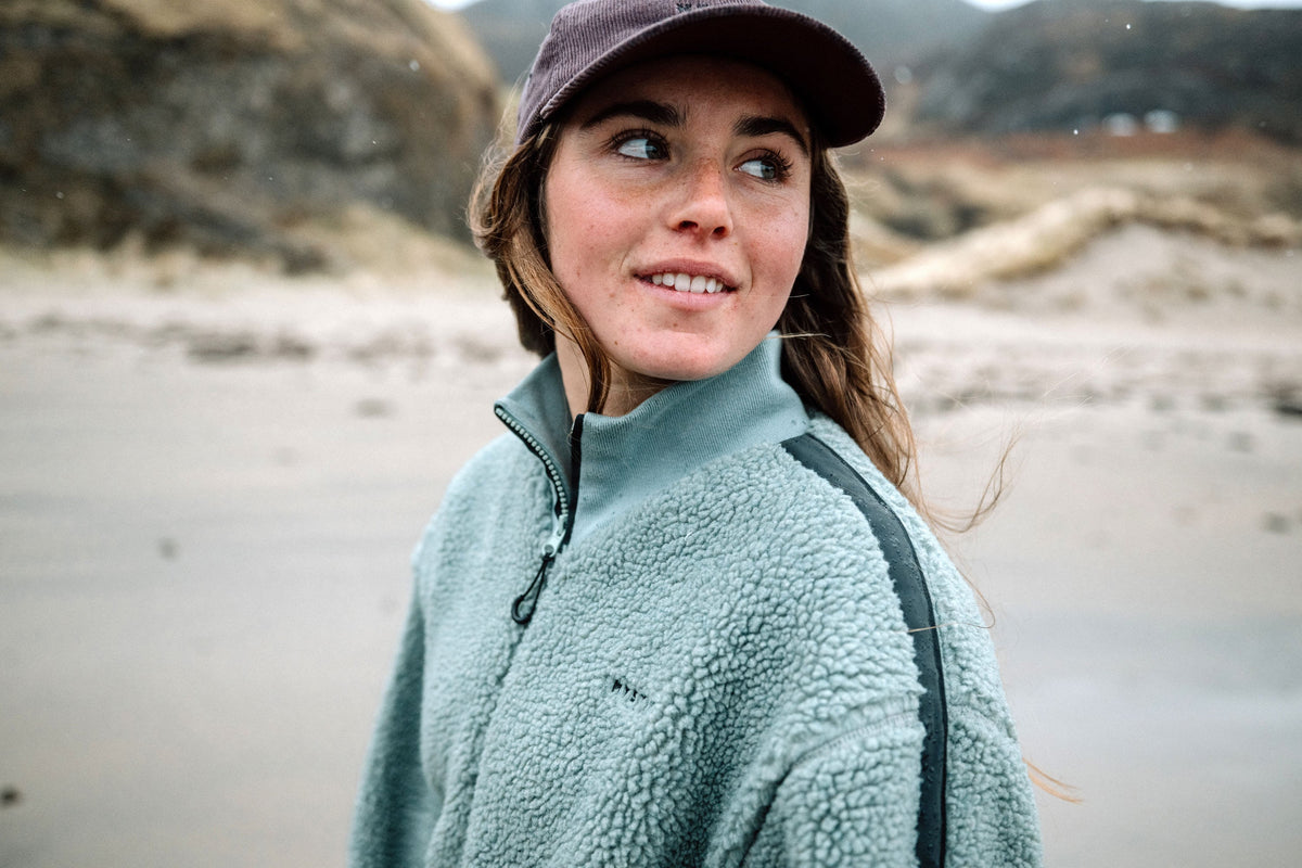Teddy Zip Up Sweat Women