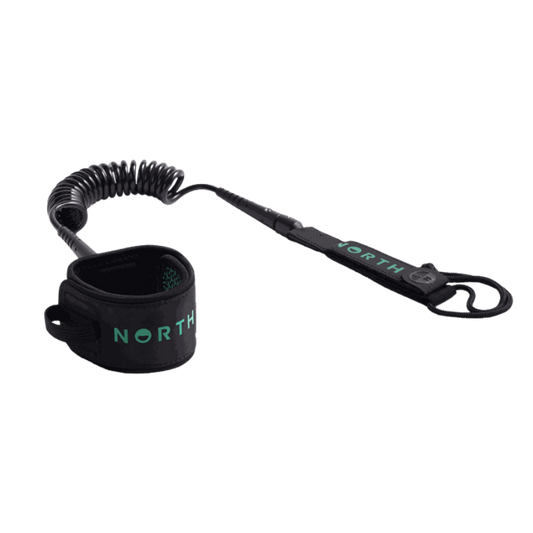 Coiled Ankle Board Leash