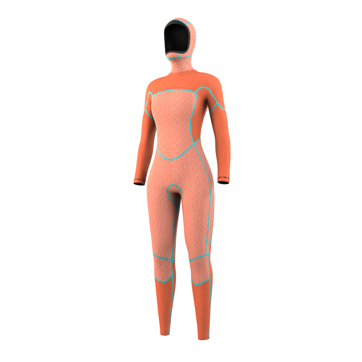 Gem Hooded Fullsuit 6/4/3mm DFzip Women