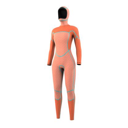 Gem Hooded Fullsuit 6/4/3mm DFzip Women