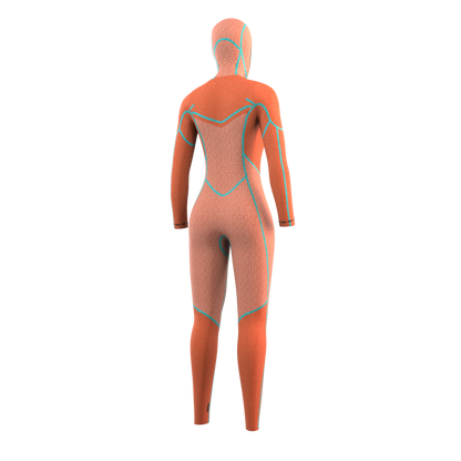 Gem Hooded Fullsuit 6/4/3mm DFzip Women