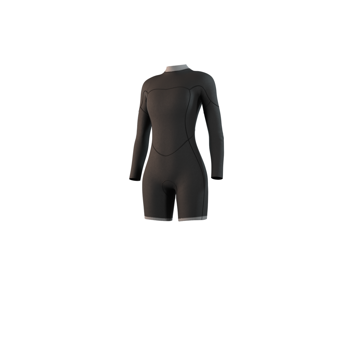 Brand Longarm Shorty 3/2mm Bzip Flatlock Women