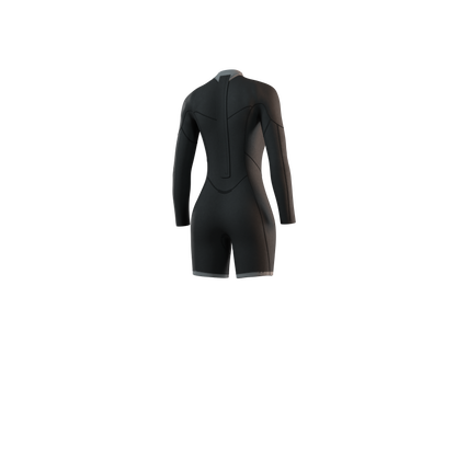 Brand Longarm Shorty 3/2mm Bzip Flatlock Women