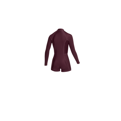 Lunar Longarm Shorty 2/2mm Fzip Women