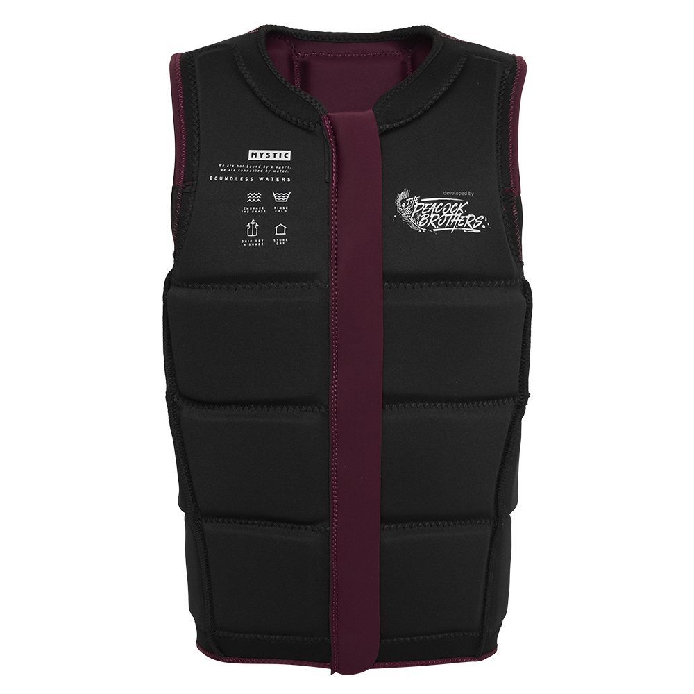 Peacock Impact Vest Fzip Wake