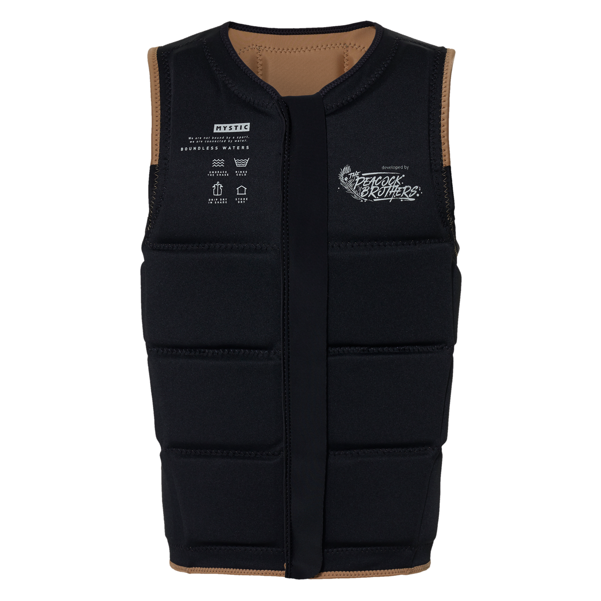 Peacock Impact Vest Fzip Wake