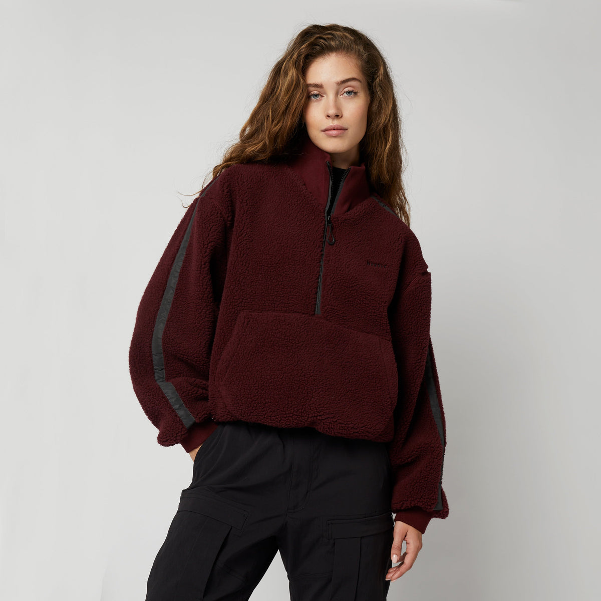 Teddy Zip Up Sweat Women