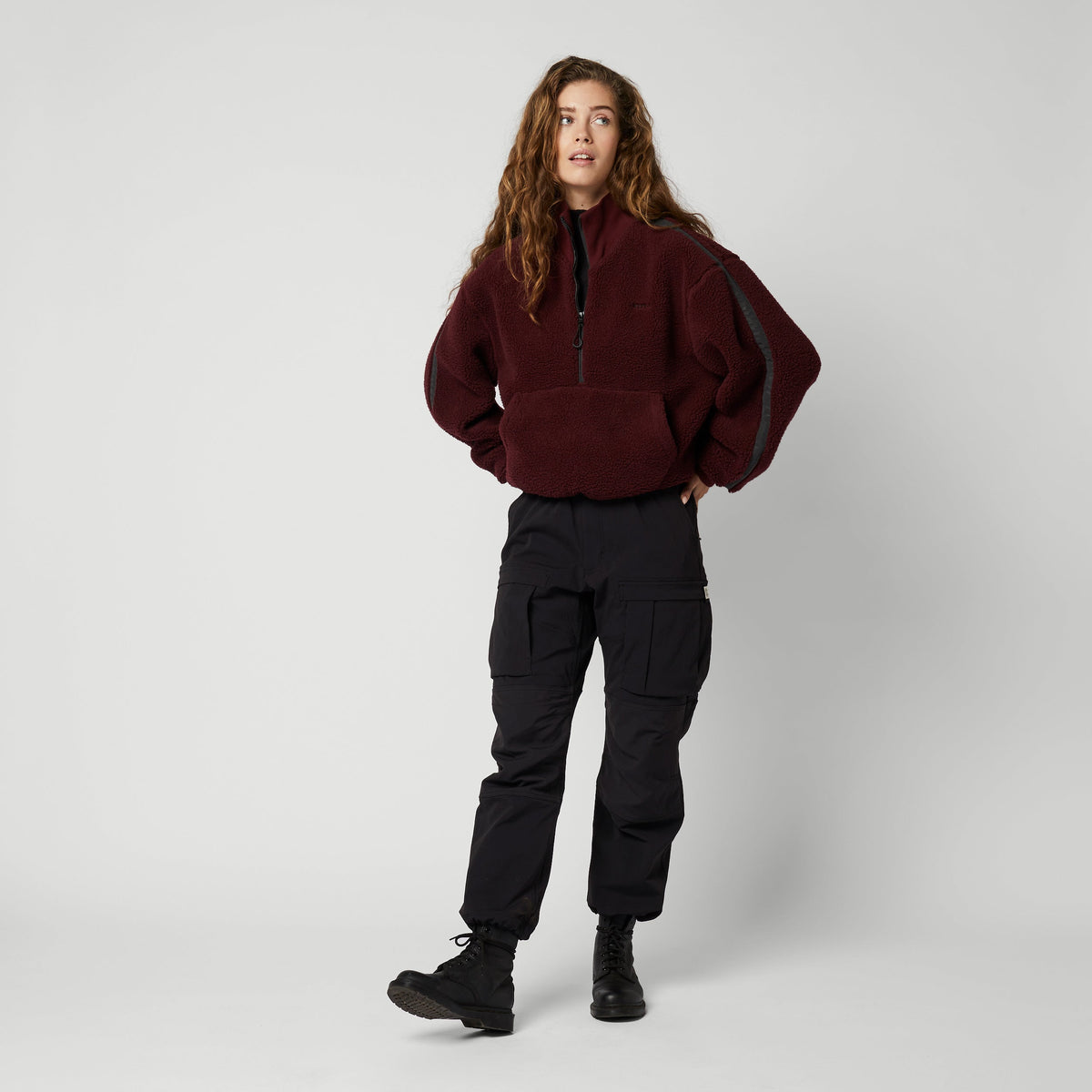 Teddy Zip Up Sweat Women