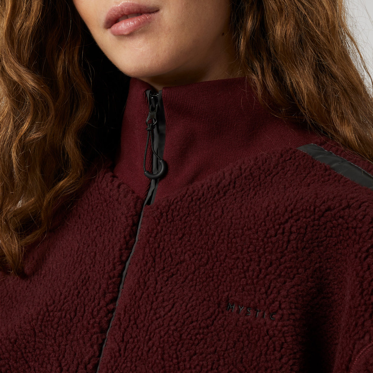Teddy Zip Up Sweat Women