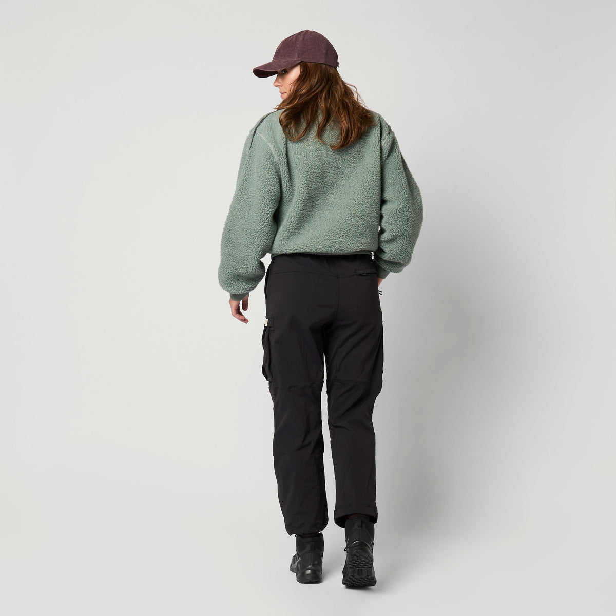 Teddy Zip Up Sweat Women