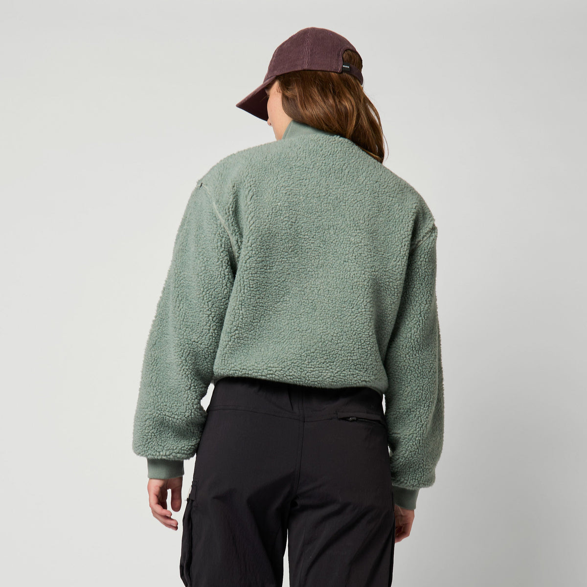 Teddy Zip Up Sweat Women