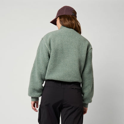 Teddy Zip Up Sweat Women