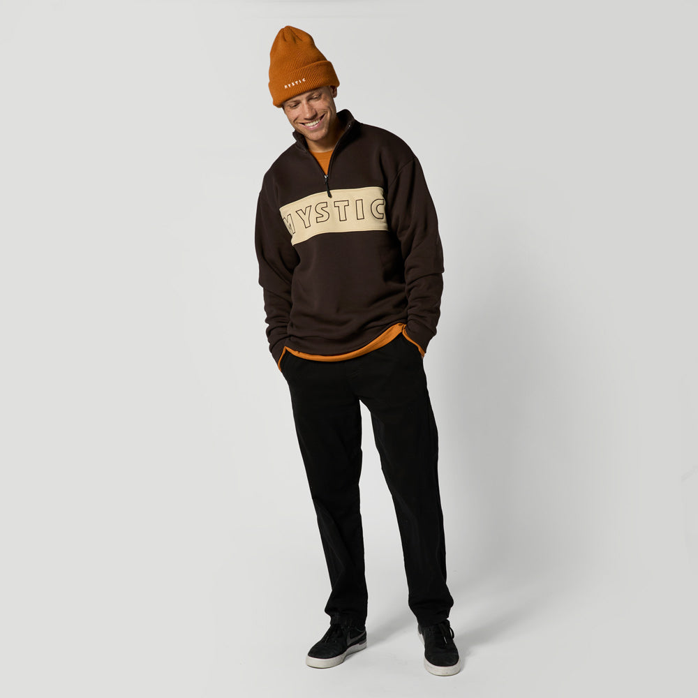 Slate Half Zip Sweat